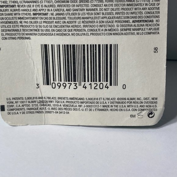 Almay Chocolate Quartz Mascara 1 Stick DISCONTUED for Green Eyes 034 - Picture 14 of 14